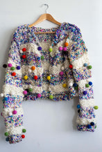 Silk Pom Pom Cardigan